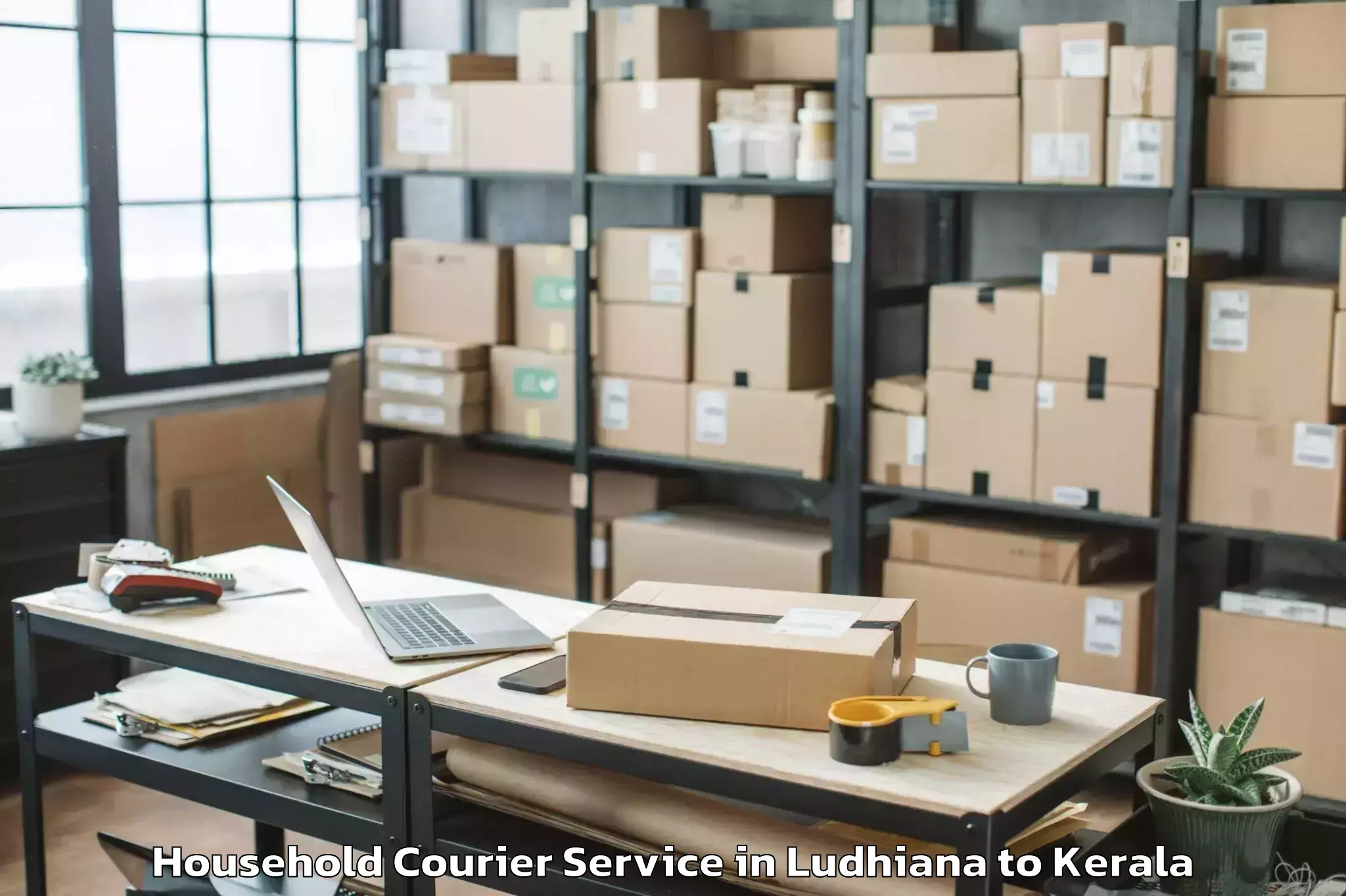 Book Ludhiana to Kottarakkara Household Courier